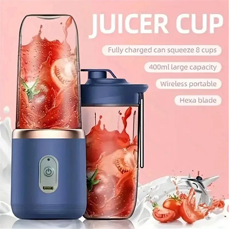 đ„€ Blender Portable Ălectrique HOMEFISH â 6 Lames Acier Inoxydable â Smoothies, Jus, Glace & Milkshakes â Rechargeable â Compact <500mlâą - PlanĂšte bĂ©bĂ©