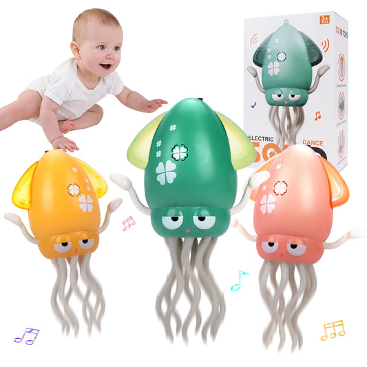 Poulpe Dansant Électronique pour Enfants – Jouet Musical et Interactif – Cadeau Éducatif pour Bébé - Planète bébé