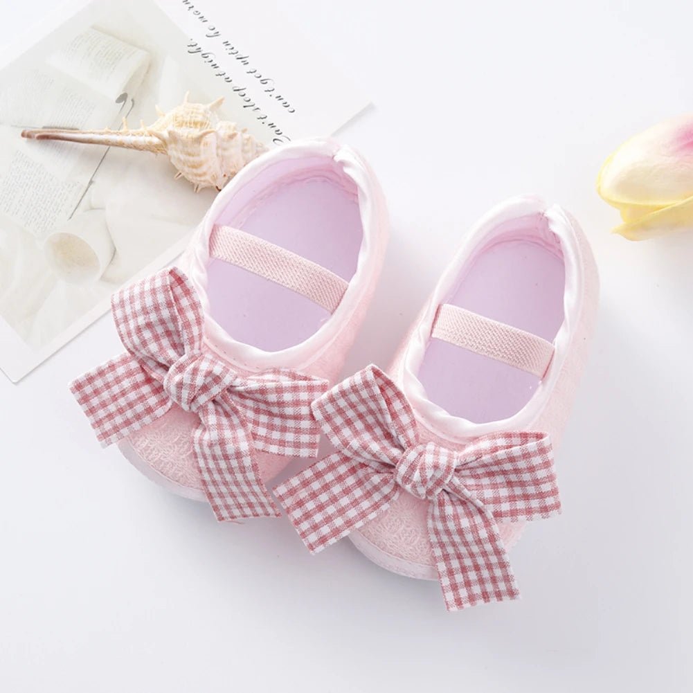 đâš Chaussures BĂ©bĂ© Fille PremiĂšre Marche â Ballerines AntidĂ©rapantes avec NĆud â Mariage & CĂ©rĂ©monie â 0 Ă 12 Mois âą - PlanĂšte bĂ©bĂ©