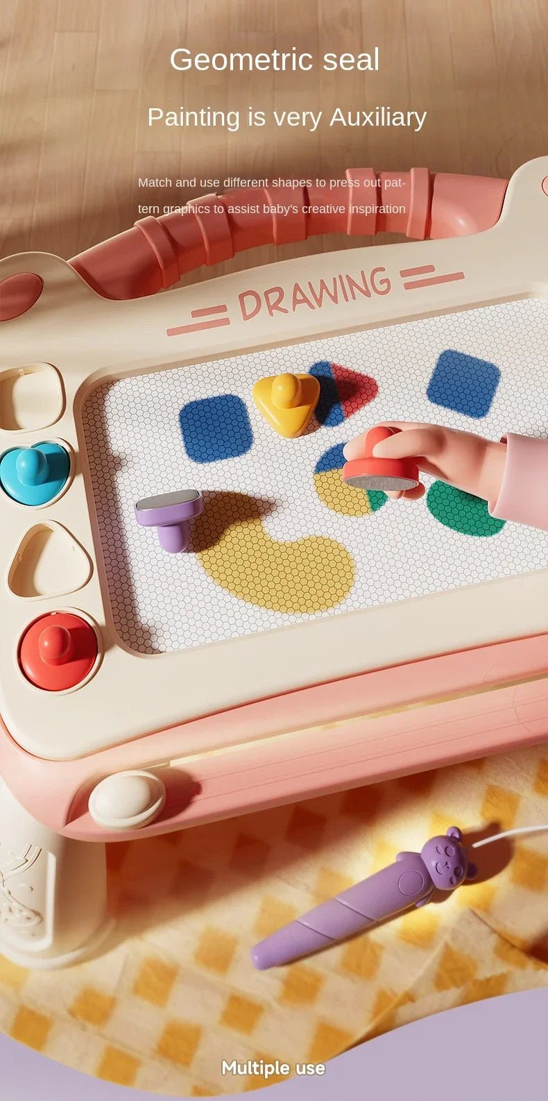 Tableau de Dessin Magnétique Éducatif - Planète bébé