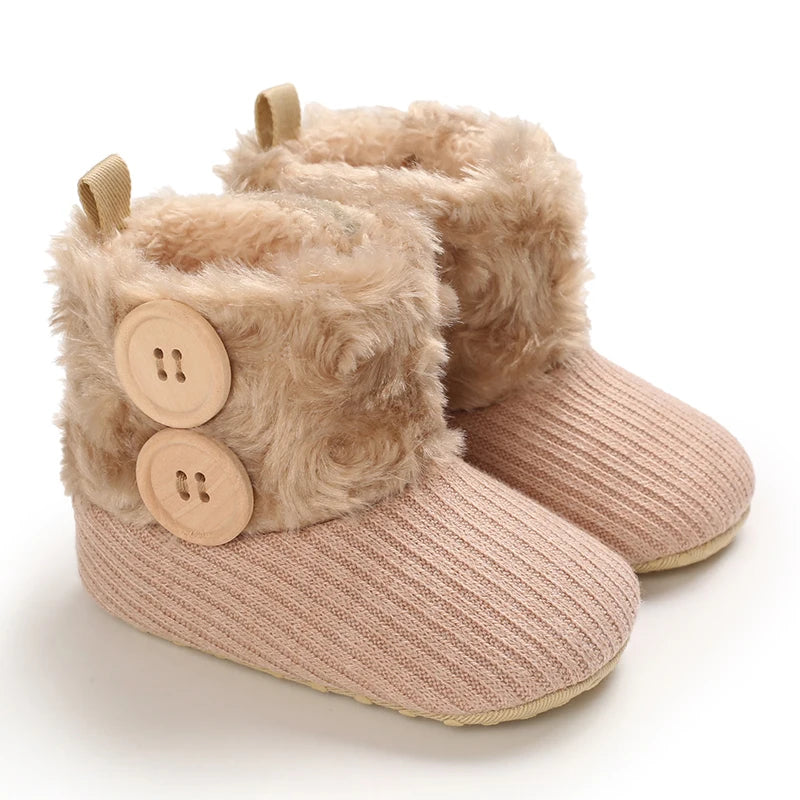 đ§žâïž Chaussures dâHiver BĂ©bĂ© â Premiers Pas AntidĂ©rapants â Doublure Coton Chaud â Motif Cartoonâą