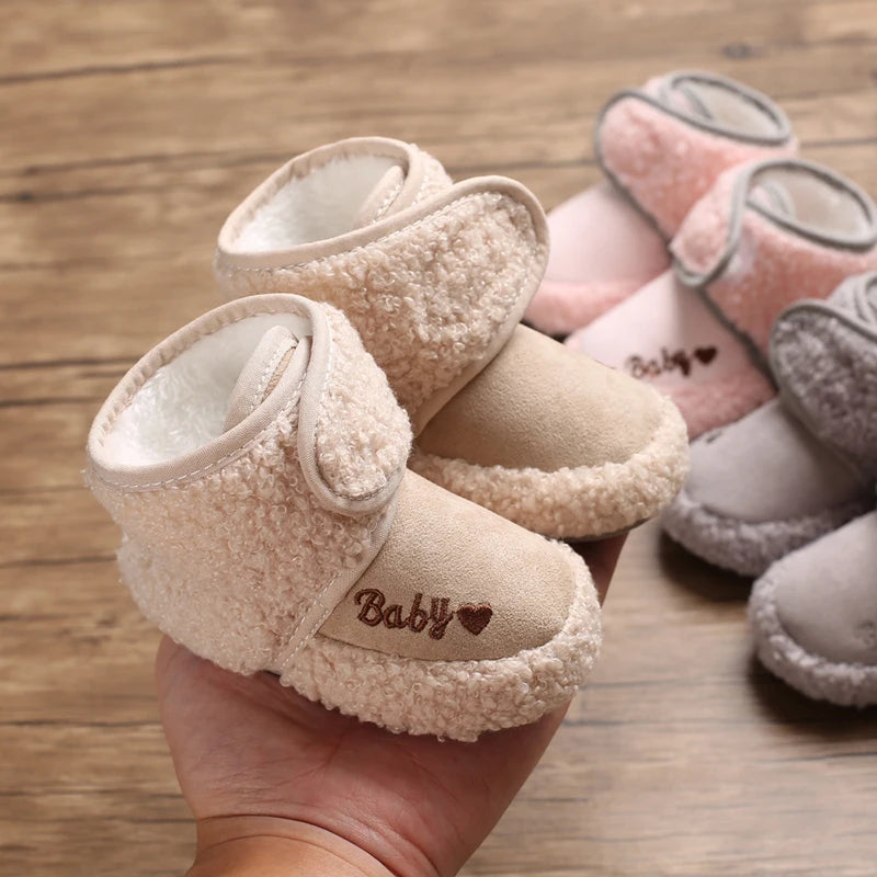 đ§žâïž Chaussures dâHiver BĂ©bĂ© â Premiers Pas AntidĂ©rapants â Doublure Coton Chaud â Motif Cartoonâą