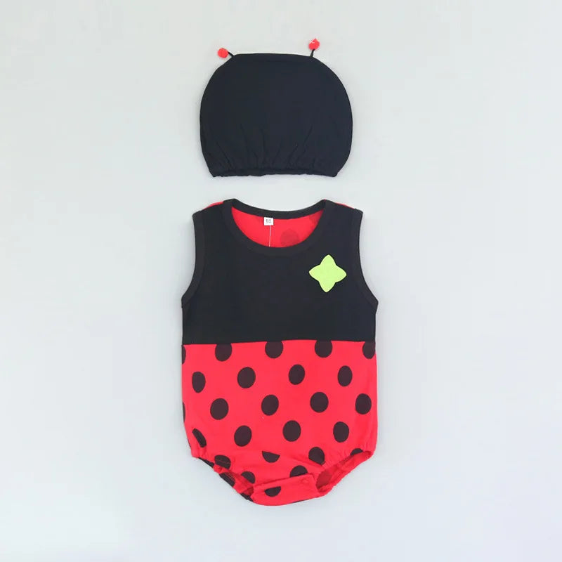 đ¶đ Ensemble Body & Chapeau pour BĂ©bĂ© â ĂtĂ© â Coton Doux â ImprimĂ© Adorable â 0 Ă 12 Moisâą