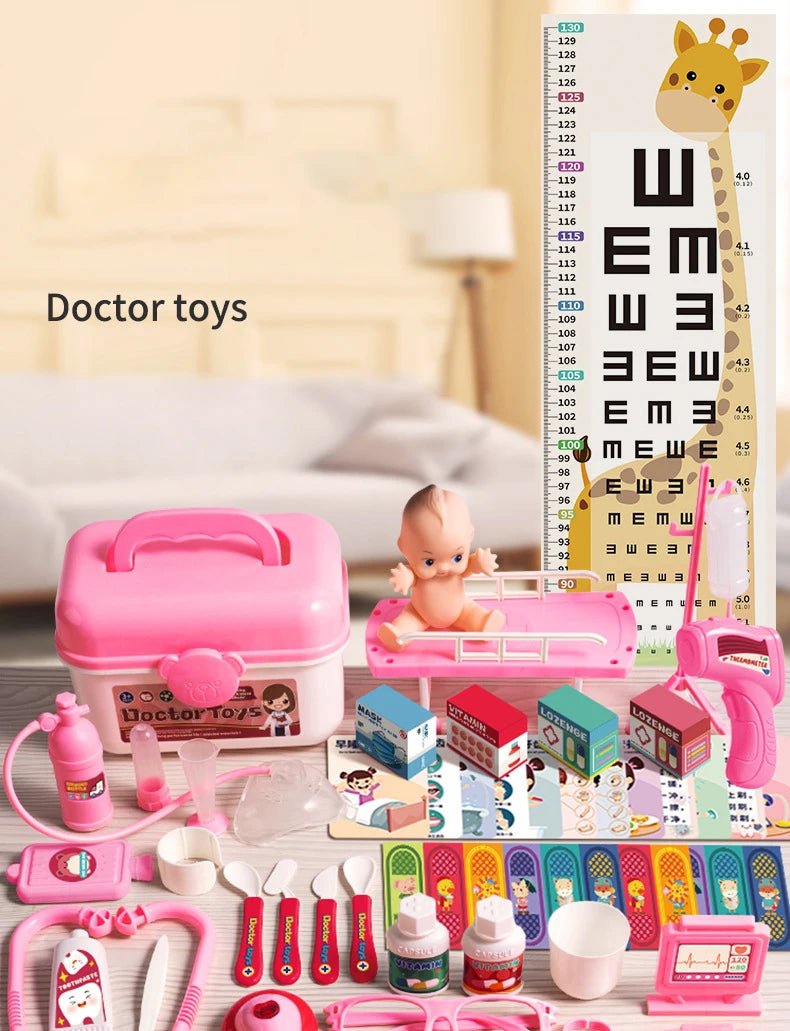 Set de Jeu Docteur pour Enfants – Mallette de Simulation avec Accessoires Médicaux - Planète bébé