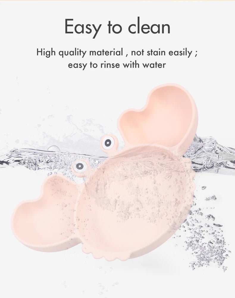 🍽️ Set de Vaisselle Bébé 9 Pièces en Silicone – Antidérapant & Sans BPA™ - Planète bébé