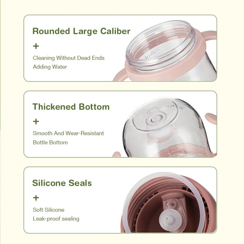 đŒđ§ Tasse dâApprentissage avec Paille â 250 ml | Design Animal Amusant | Sans BPA | PoignĂ©es Ergonomiquesâą - PlanĂšte bĂ©bĂ©