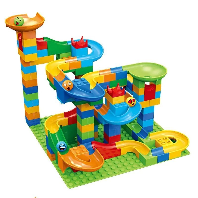 Circuit Billes à Assembler – Jeu de Construction DIY Enfant – Puzzle Éducatif avec Petites Pièces – Cadeau Créatif 6 Ans+™ - Planète bébé