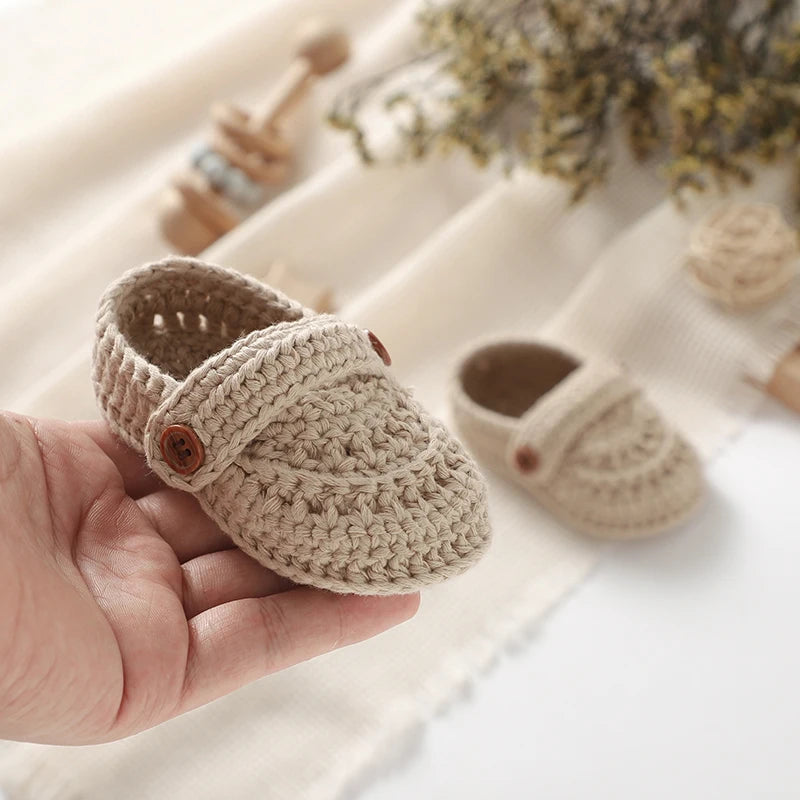 đ§Šđ¶ Chaussons BĂ©bĂ© en Coton TricotĂ© â Mi-Saison â Unisexe 0 Ă 18 Mois â Boucle & Confort Absoluâą - PlanĂšte bĂ©bĂ©