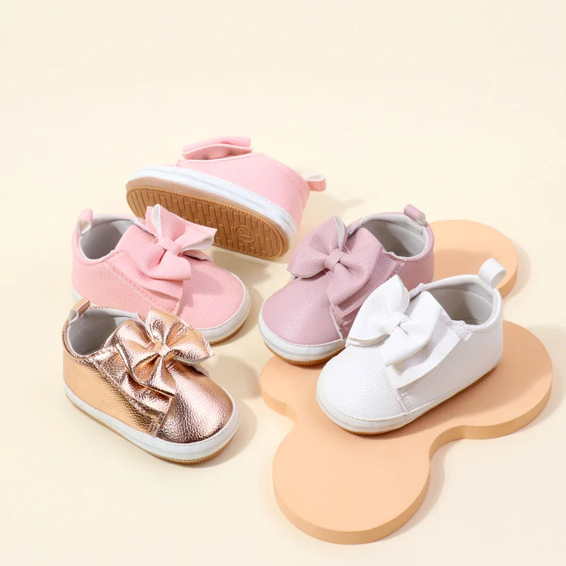 đŠđŁ Chaussures BĂ©bĂ© Fille â Similicuir Premium & NĆud Papillon â Premiers Pas ĂlĂ©gants â 0 Ă 18 Moisâą