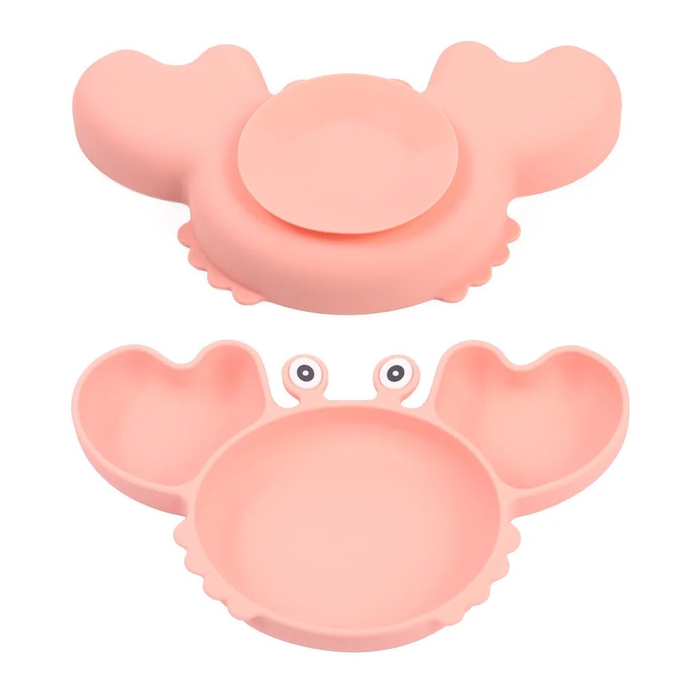 🍽️ Set de Vaisselle Bébé 9 Pièces en Silicone – Antidérapant & Sans BPA™ - Planète bébé