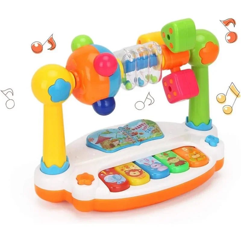 đč Piano Musical BĂ©bĂ© Rotatif â Sons & LumiĂšres â Jouet Ăducatif PrĂ©coceâą - PlanĂšte bĂ©bĂ©
