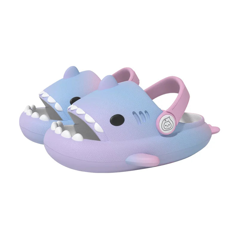 đŠđ Claquettes BĂ©bĂ© ĂtĂ© â Sandales Enfant DĂ©gradĂ© Arc-en-ciel Requin â AntidĂ©rapantes & Ultra LĂ©gĂšres â 13 Ă 22 cmâą
