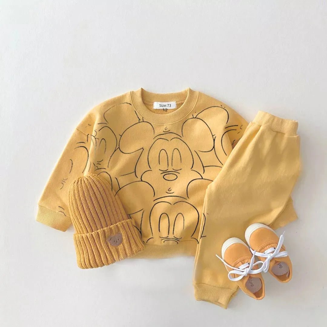 Ensemble Bébé 2 Pièces en Coton – Sweatshirt & Pantalon - Planète bébé