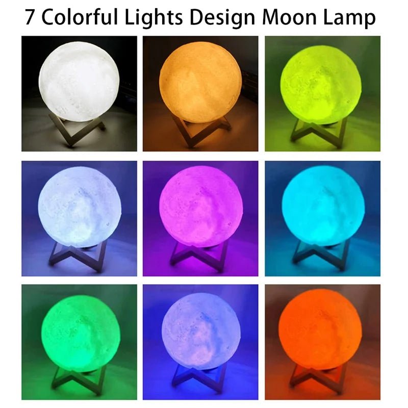đ Veilleuse Lune Galaxy â Lampe de Lecture LED pour Enfants & Chambreâą - PlanĂšte bĂ©bĂ©