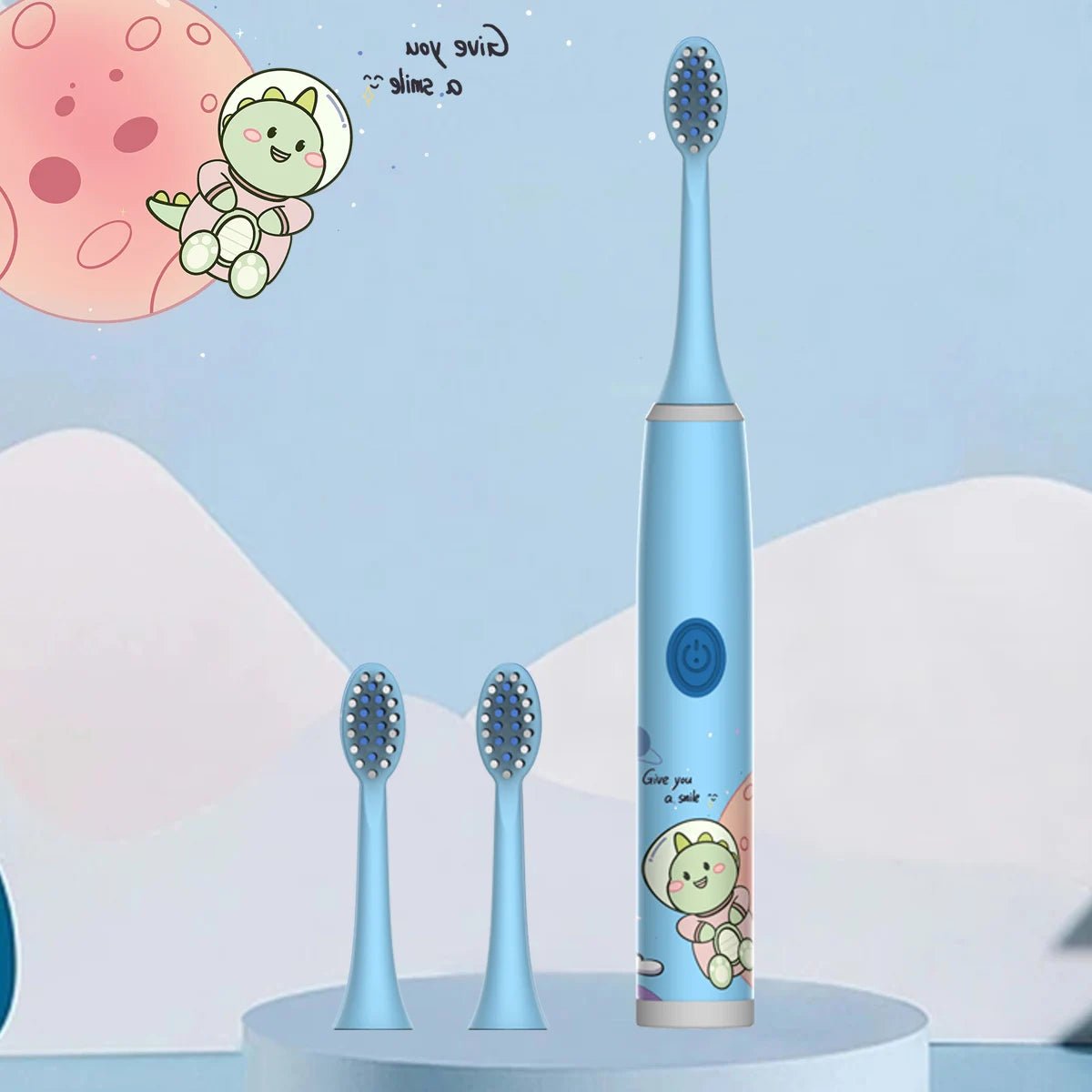 Brosse à Dents Électrique Enfant – Ultra - Doux & Nettoyage Ludique (Sans Pile)™ - Planète bébé