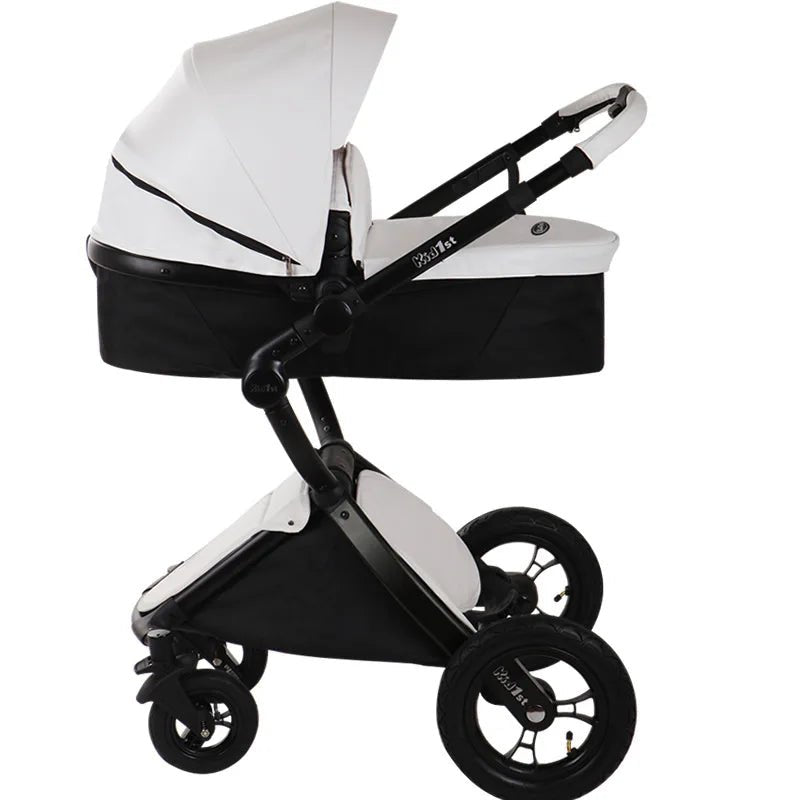 đ Poussette BĂ©bĂ© Luxe â Haute Position â Pliable â Similicuir â Voyage & Confort Totalâą - PlanĂšte bĂ©bĂ©