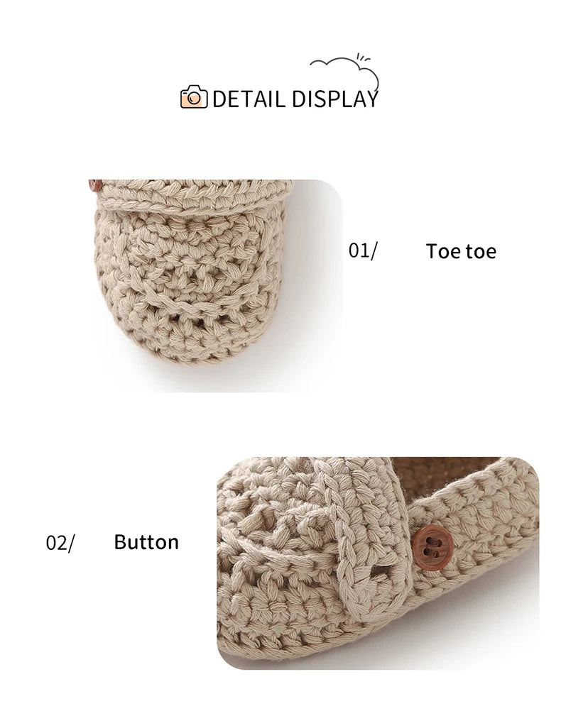 đ§Šđ¶ Chaussons BĂ©bĂ© en Coton TricotĂ© â Mi-Saison â Unisexe 0 Ă 18 Mois â Boucle & Confort Absoluâą - PlanĂšte bĂ©bĂ©