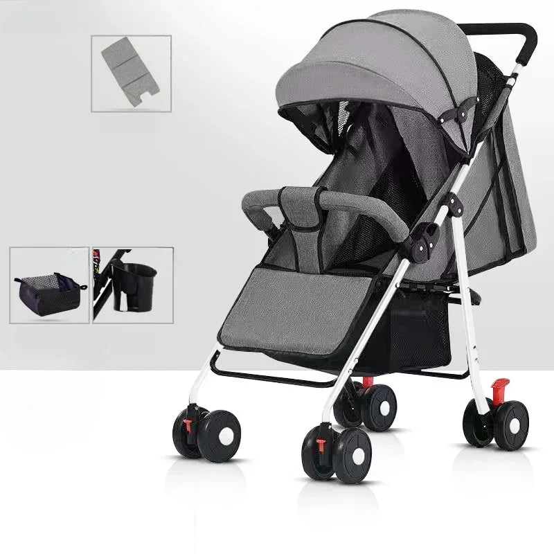 ✈️ Poussette Bébé Ultra - Légère – Compacte & Compatible Avion – Position Allongée – Pliable en Un Clic™ - Planète bébé