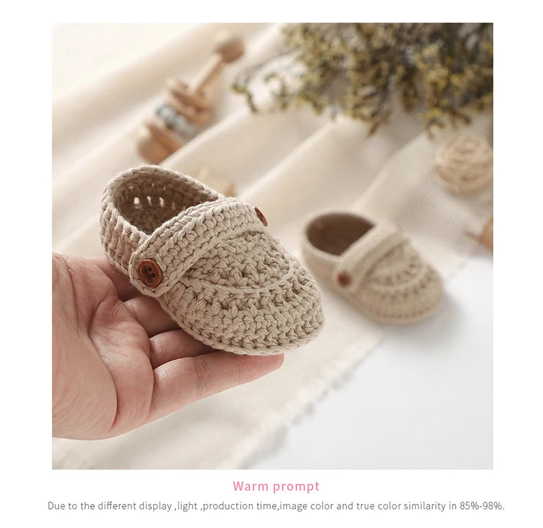đ§Šđ¶ Chaussons BĂ©bĂ© en Coton TricotĂ© â Mi-Saison â Unisexe 0 Ă 18 Mois â Boucle & Confort Absoluâą - PlanĂšte bĂ©bĂ©