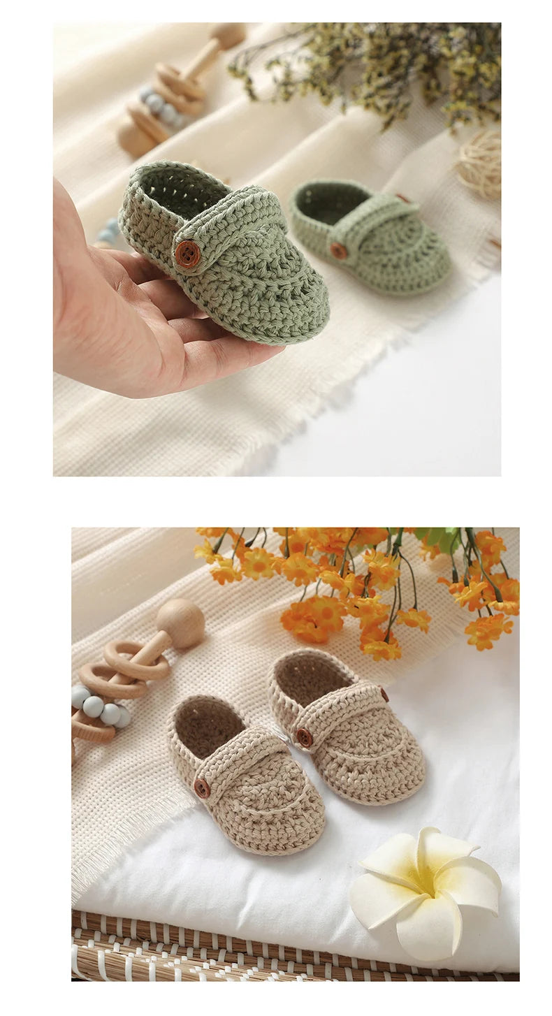 đ§Šđ¶ Chaussons BĂ©bĂ© en Coton TricotĂ© â Mi-Saison â Unisexe 0 Ă 18 Mois â Boucle & Confort Absoluâą - PlanĂšte bĂ©bĂ©