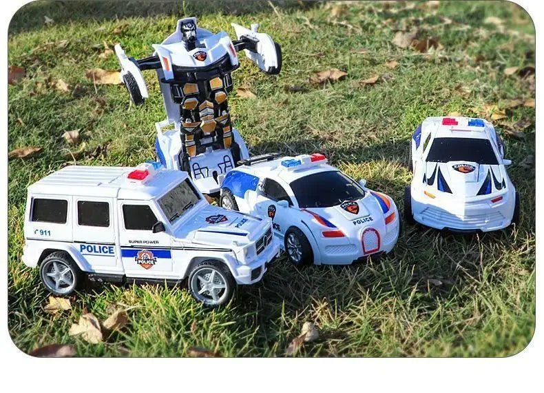 Voiture Robot Transformable à Inertie® - Planète bébé