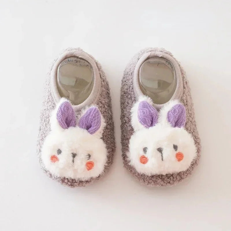 đ§žđ° Chaussons BĂ©bĂ© Hiver â Lapin Cartoon Doux & AntidĂ©rapants â 1 Ă 3 Ansâą