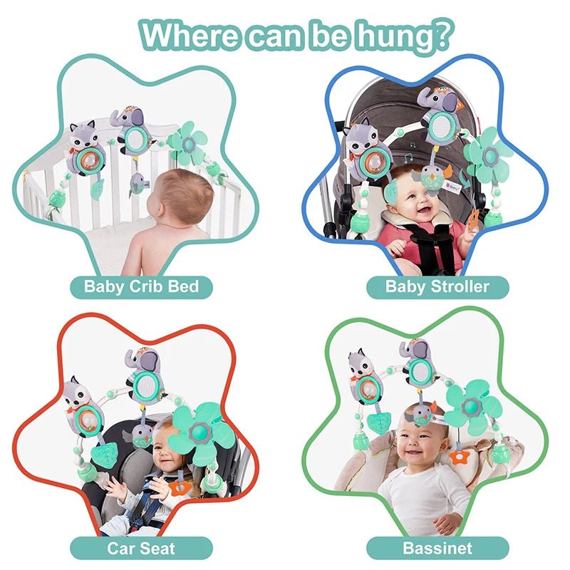 arche de jeu musicale poussette bébé - Planète bébé