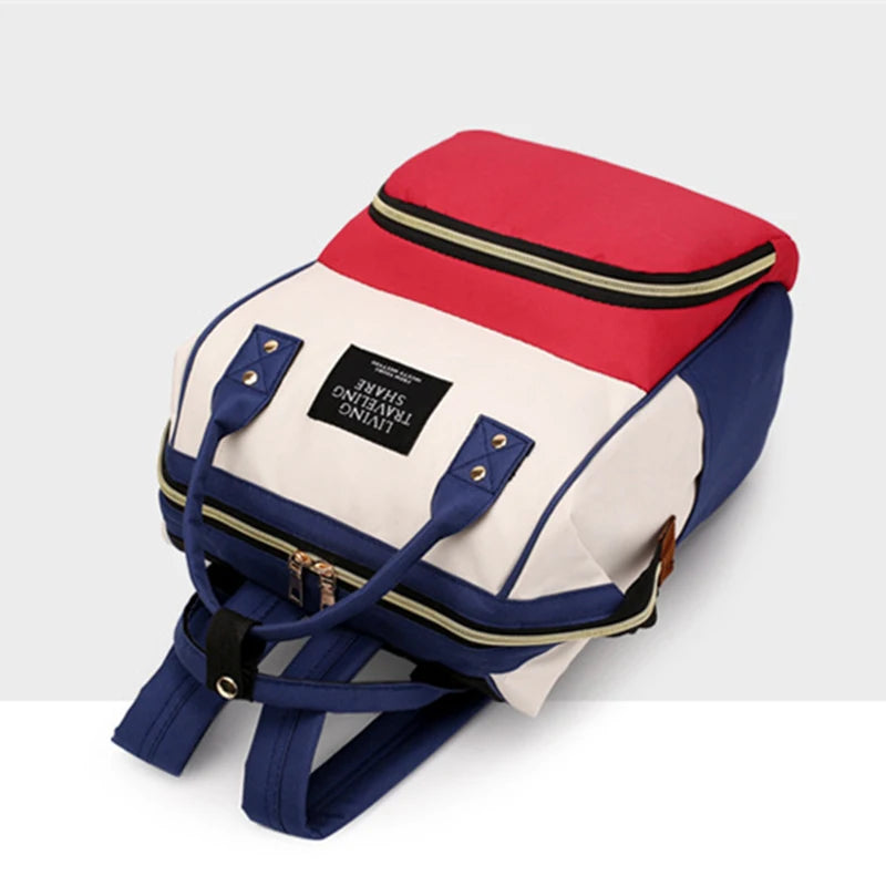 🎒👶 Sac à Langer Maman en Toile – Grande Capacité & Isolation Thermique – Sac à Dos de Voyage Multifonctionnel™ - Planète bébé