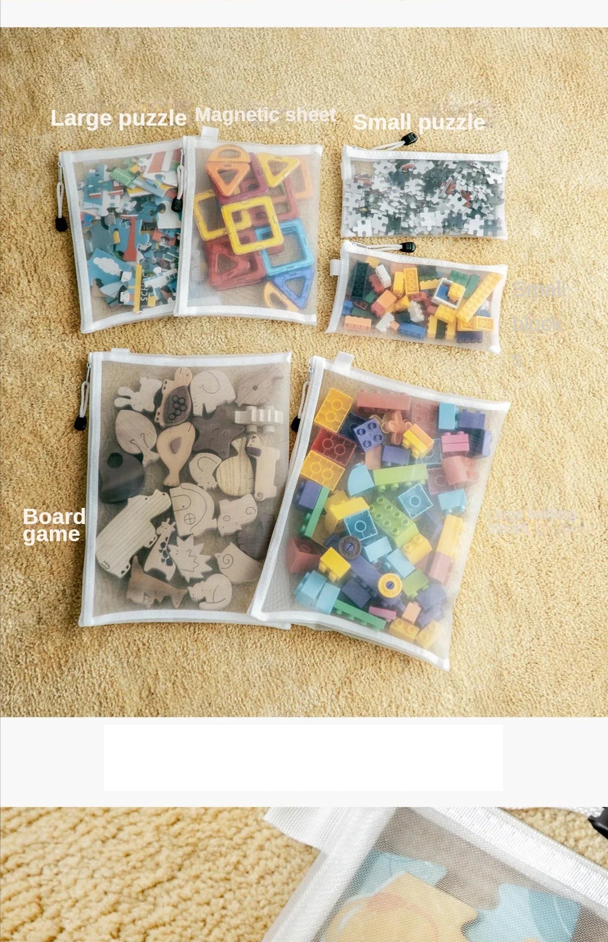 đïž Lot de 1 Ă 30 pochettes zippĂ©es en maille â Ătanches & Multi-usagesâą - PlanĂšte bĂ©bĂ©
