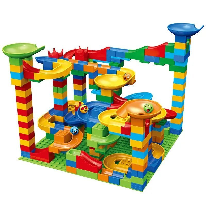 Circuit Billes à Assembler – Jeu de Construction DIY Enfant – Puzzle Éducatif avec Petites Pièces – Cadeau Créatif 6 Ans+™ - Planète bébé