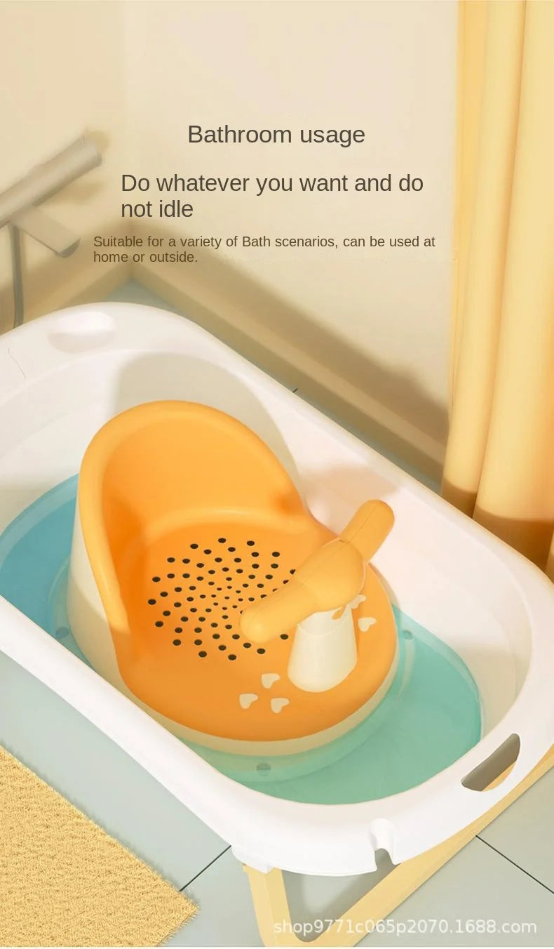 🚿 Siège de Douche Portable pour Enfant – Support de Bain pour Nouveau-nés et Jeunes Enfants™ - Planète bébé