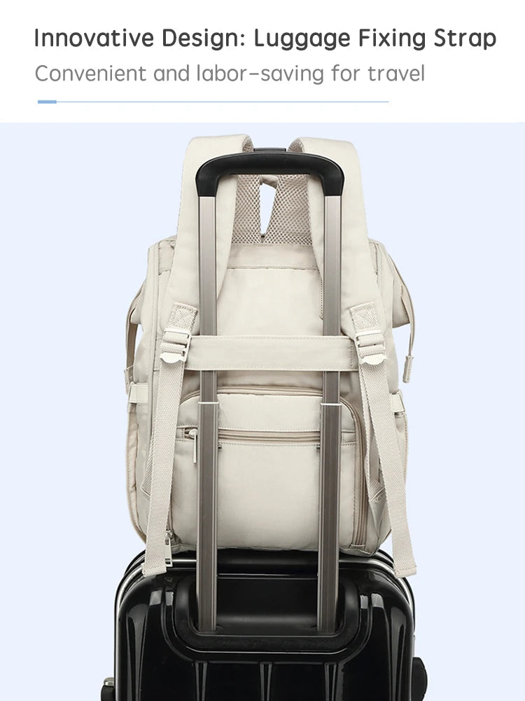 đ Sac Ă Langer PANGDUBE â Sac Ă Dos MaternitĂ© Ătanche avec Crochets Poussetteâą