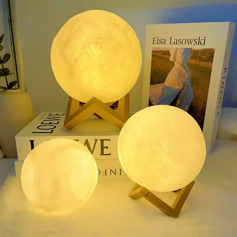 đ Veilleuse Lune Galaxy â Lampe de Lecture LED pour Enfants & Chambreâą - PlanĂšte bĂ©bĂ©