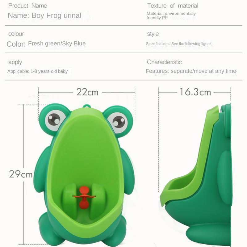 đž Urinoir Mural Grenouille pour BĂ©bĂ© Garçon â Apprentissage Ludique de la PropretĂ© â Fixation Murale â IdĂ©al dĂšs la Marcheâą