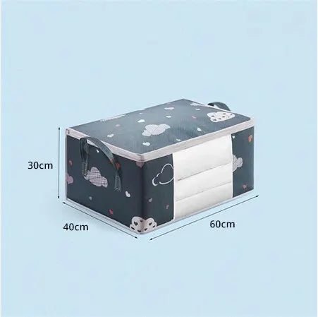 đ§ł Grand Sac de Rangement Pliable â Organiseur pour VĂȘtements, Couvertures & Literie â PoignĂ©es RenforcĂ©es + Fermeture Ăclair Robusteâą - PlanĂšte bĂ©bĂ©
