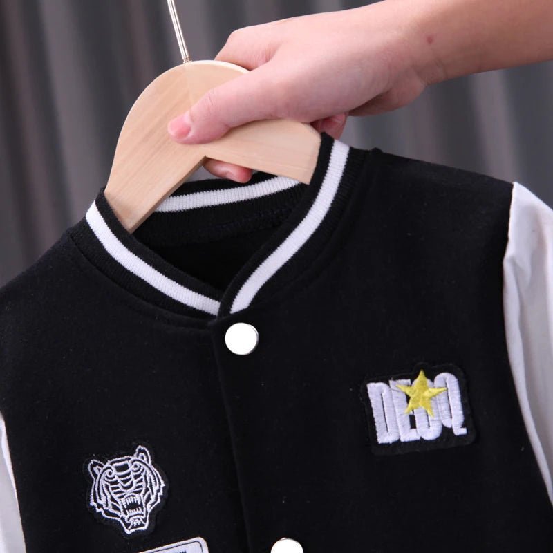 ensemble garçon 3 pièces veste baseball tigre - Planète bébé