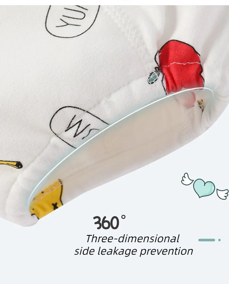 đ©Čđ¶ Culotte d'Apprentissage ĂtĂ© â Coton Respirant â Couches Lavables RĂ©utilisables avec Poche â 0 Ă 3 Ansâą
