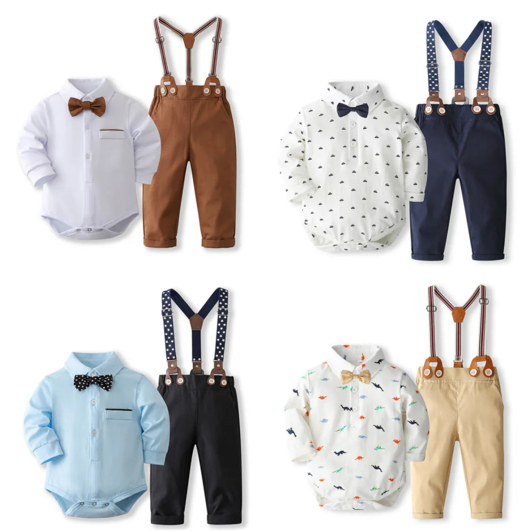 đ©đ Ensemble Costume Gentleman BĂ©bĂ© â Romperâą - PlanĂšte bĂ©bĂ©