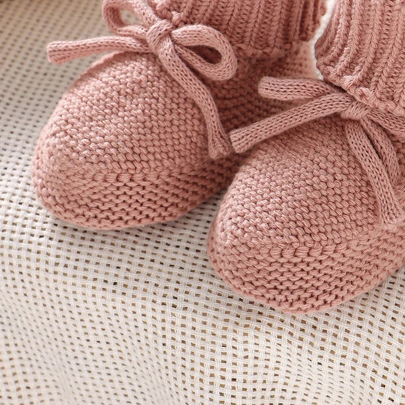 𧶠Chaussons Bébé Tricotés⹠- PlanÚte bébé