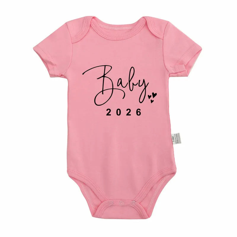 đ¶đ Body BĂ©bĂ© ĂtĂ© â Annonce Grossesse âBaby 2026â â Coton Doux Ă Manches Courtesâą