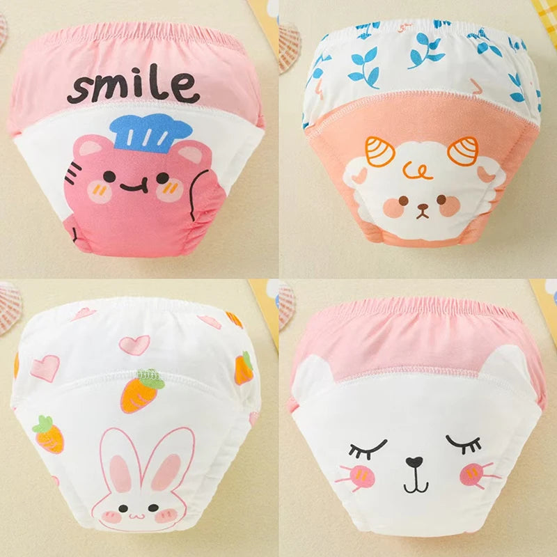 đ©Čđż Lot de 4 Culottes dâApprentissage ImpermĂ©ables BĂ©bĂ© â Coton Ăcologique â RĂ©utilisables & Ultra Douces â 12 Ă 20 kg â Mixteâą - PlanĂšte bĂ©bĂ©