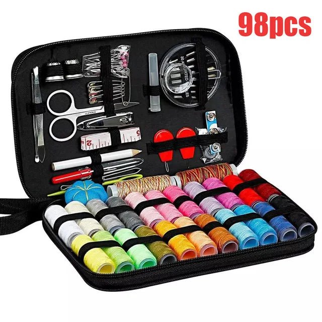đ§” Kit de Couture Complet DIY â BoĂźte Multifonction pour Broderie, Raccommodage et Couture Ă la Mainâą - PlanĂšte bĂ©bĂ©