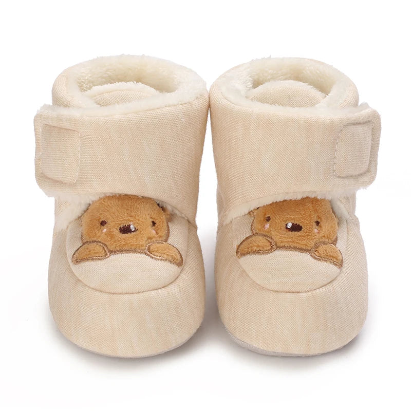 đ§žâïž Chaussures dâHiver BĂ©bĂ© â Premiers Pas AntidĂ©rapants â Doublure Coton Chaud â Motif Cartoonâą - PlanĂšte bĂ©bĂ©