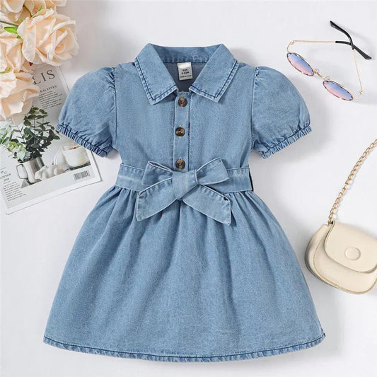👗 robe en jean bébé fille - Planète bébé