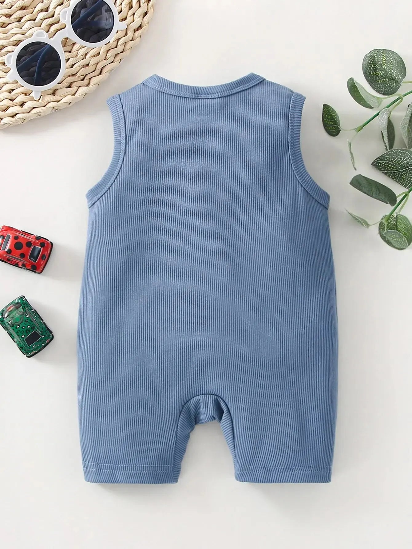 ☀️🏃♂️ Combinaison Sans Manches Été Bébé Garçon™ - Planète bébé