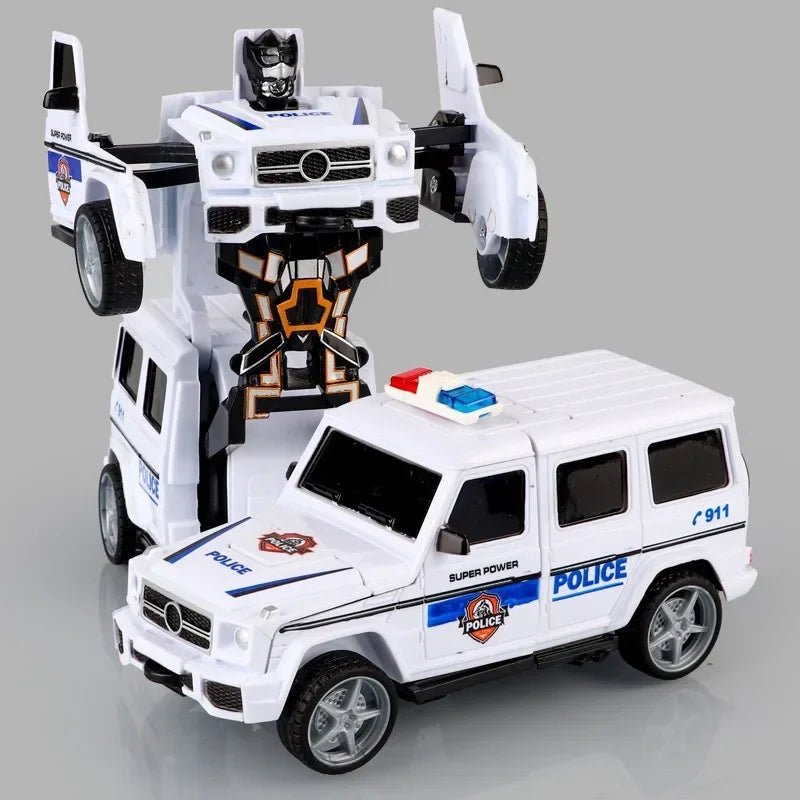 Voiture Robot Transformable à Inertie® - Planète bébé