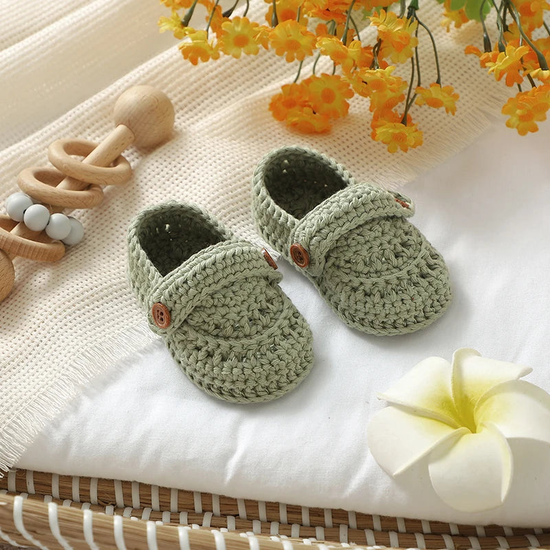 đ§Šđ¶ Chaussons BĂ©bĂ© en Coton TricotĂ© â Mi-Saison â Unisexe 0 Ă 18 Mois â Boucle & Confort Absoluâą - PlanĂšte bĂ©bĂ©