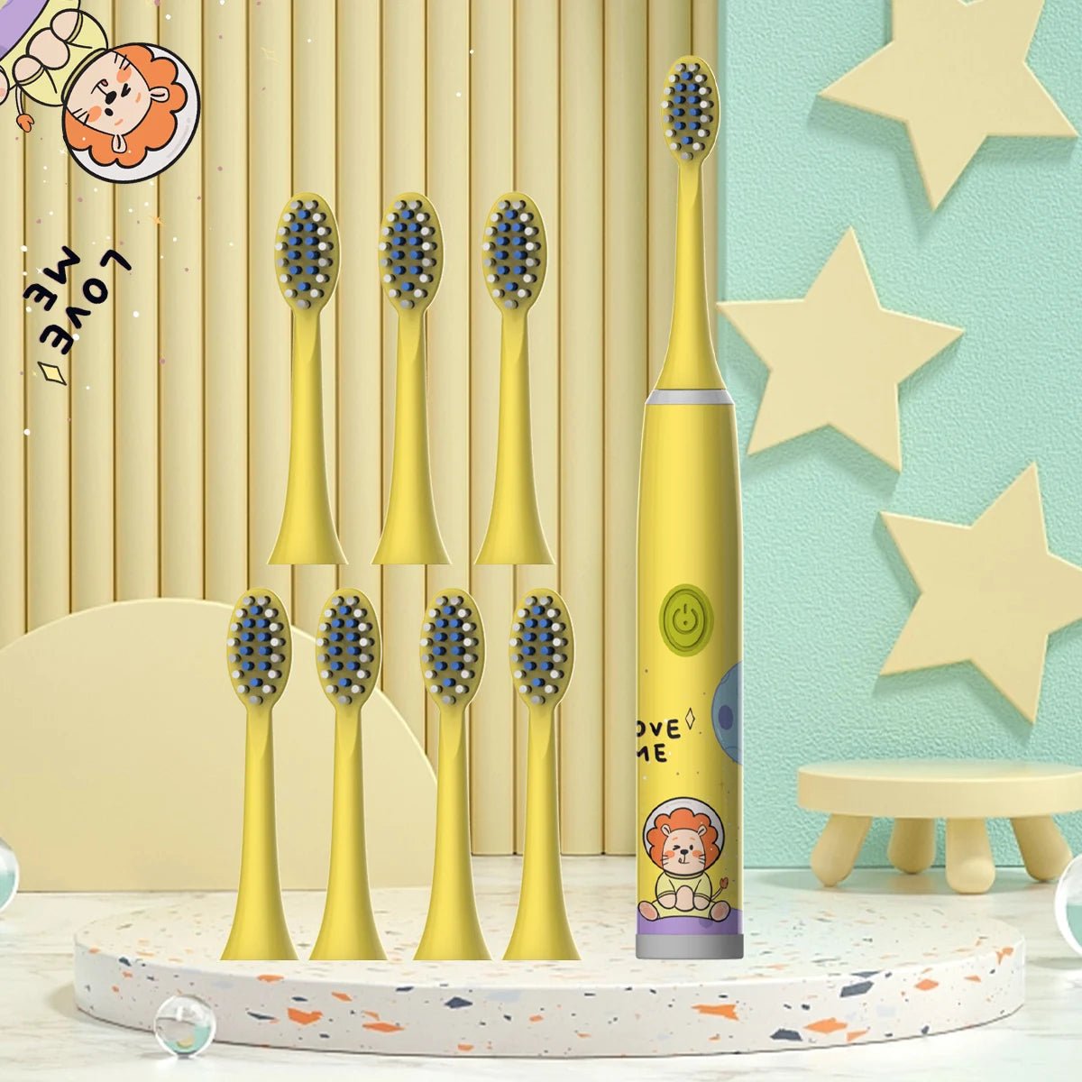 Brosse à Dents Électrique Enfant – Ultra - Doux & Nettoyage Ludique (Sans Pile)™ - Planète bébé