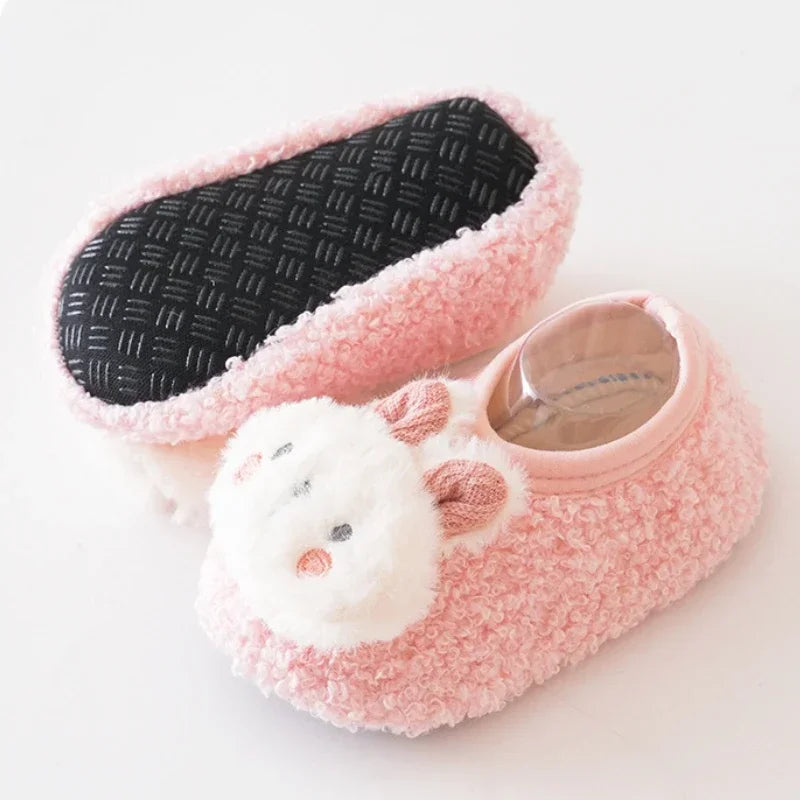 đ§žđ° Chaussons BĂ©bĂ© Hiver â Lapin Cartoon Doux & AntidĂ©rapants â 1 Ă 3 Ansâą