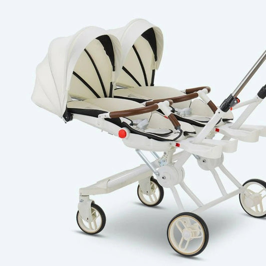 Poussette Double Bébé – Pliable & Portable - Planète bébé